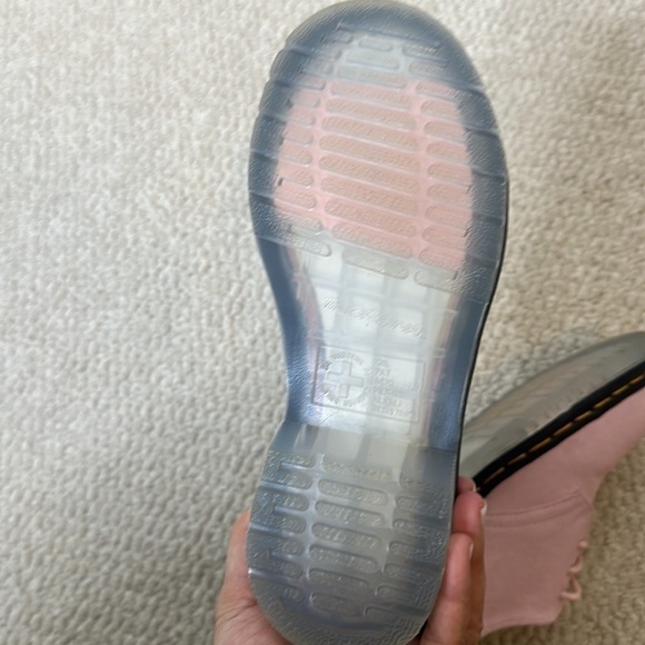 Dr. Martens 1461 Iced Suede Oxford shoes pink ice sole Sz37 US6 - Picture 8 of 12